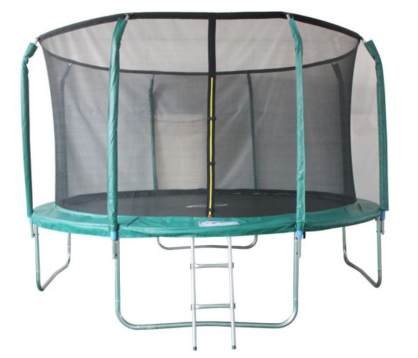 Trampoline with net and ladder 12ft with 8 posts GB10211-12FT 365cm