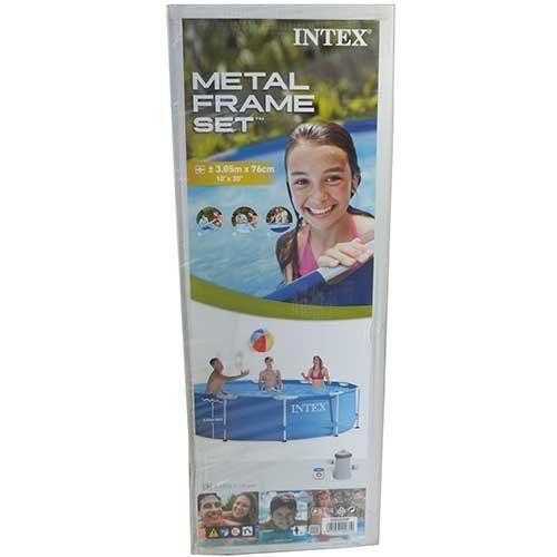 Pool frame Intex + filter pump 28202NP 305x76 cm