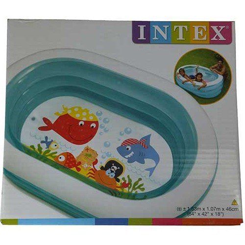 Inflatable pool for children Intex (57482NP) 163x107x46 cm