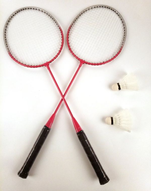Badminton set (2 rackets, 2 shuttlecocks, case) HS-105