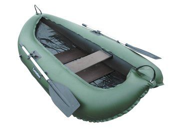Inflatable boat Leader Compact-240 rowing (green)