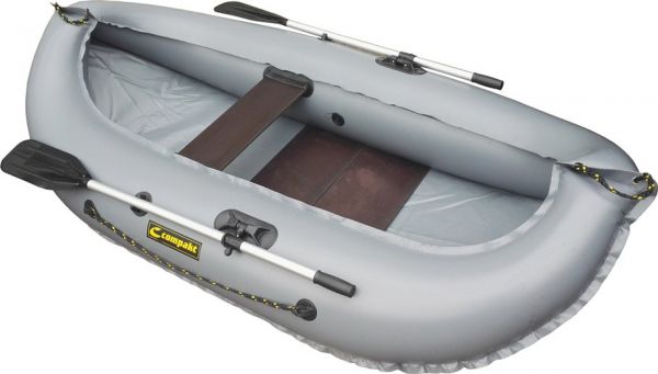 Inflatable boat Leader Compact-240 rowing (gray)