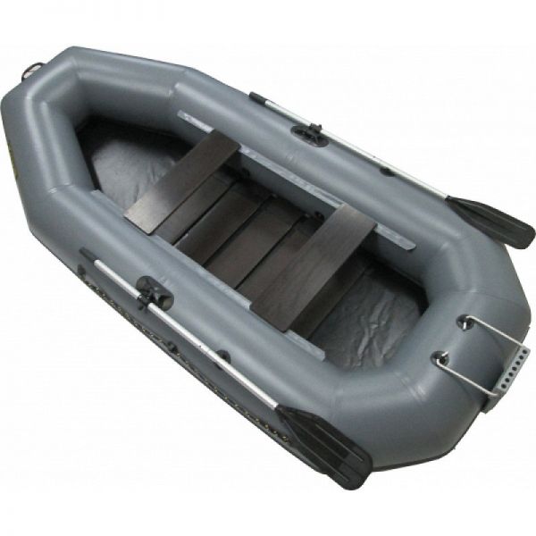 Inflatable boat Leader Compact-300 with transom (gray)