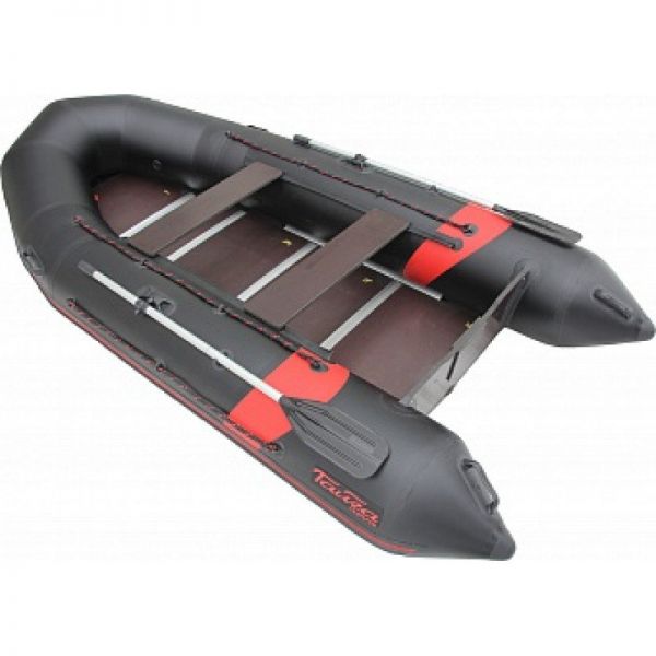 Inflatable boat Leader Taiga Nova-320 Kiel (dark grey/black/red)