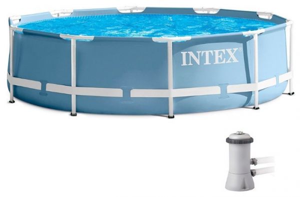 Pool frame Intex + filter pump 26702NP 305x76cm