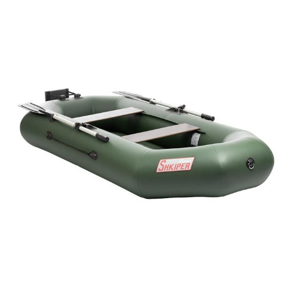 Boat PVC under the motor, with an inflatable bottom Tonar Skipper A260NT (green)