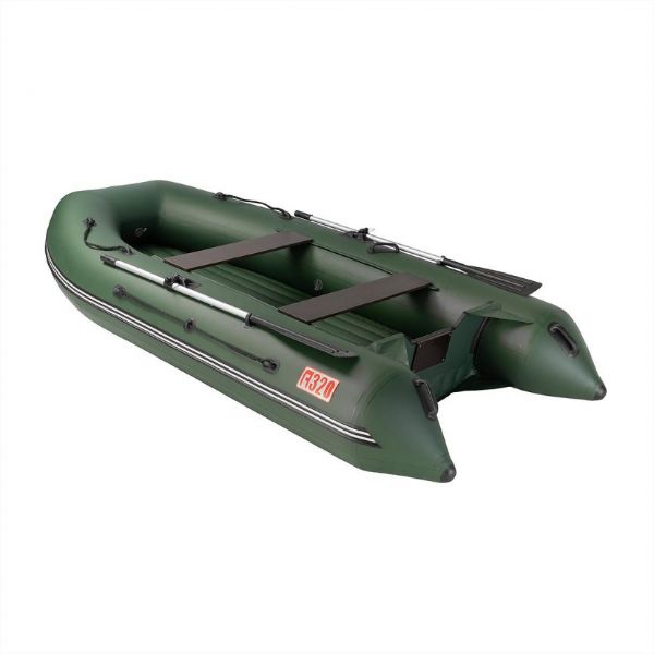 Boat PVC under the motor, with an inflatable bottom Tonar Altai A320 (green)