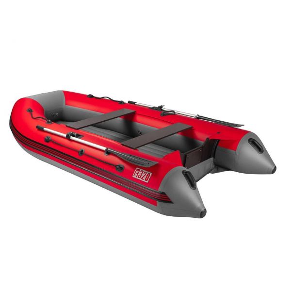 Boat PVC under the motor, with an inflatable bottom Tonar Altai A320 (red-gray)