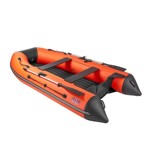 Boat PVC under the motor, with an inflatable bottom Tonar Altai A320 (orange-black)