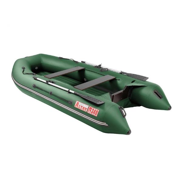 Boat PVC under the motor, with an inflatable bottom Tonar Altai A340 (green)