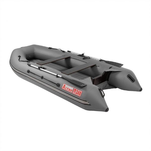 Boat PVC under the motor, with an inflatable bottom Tonar Altai A340 (gray)