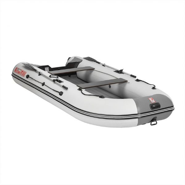 Boat PVC under the motor, with an inflatable bottom Tonar Altai A360 (white-gray)