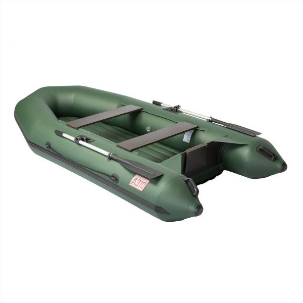 Boat PVC under the motor, with an inflatable bottom Tonar Captain A310 (green)