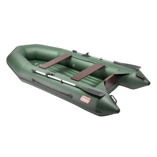 Boat PVC under the motor, with an inflatable bottom Tonar Captain A330 (green)
