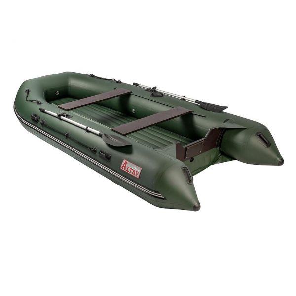 Boat PVC under the motor, with an inflatable bottom Tonar Altai A380 (green)