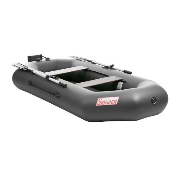 Boat PVC under the motor, with an inflatable bottom Tonar Skipper A260nt (gray)