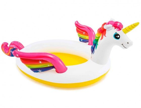 Inflatable pool for children from 2 years old Intex Unicorn (57441) 272x193x104 cm
