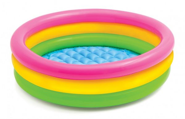 Inflatable pool for children 1-3 years old Intex Rainbow (57104) 86x25 cm