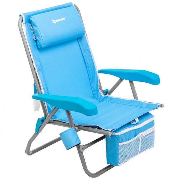 Chaise lounge chair with cooler bag Nisus N-FC-096