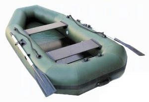 Inflatable boat Leader Compact-280 rowing (green)
